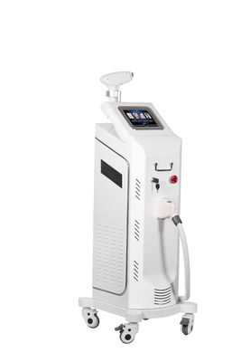 White 400ms 808nm Diode Laser Hair Removal System Untuk Klinik