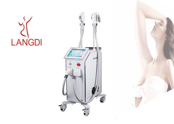 OPT 5 In 1 Hair Removal Mesin Laser IPL Yang Kuat / IPL OPT SHR Untuk Peremajaan Rambut Dan Kulit