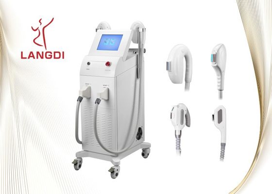 2 Handpieces Painless Ipl Shr Hair Removal Machine Untuk Salon Kecantikan