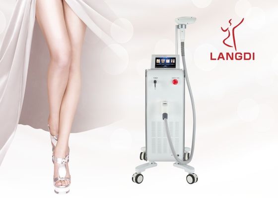 600W 808 Diode Laser Hair Removal Machine Tanpa Rasa Sakit