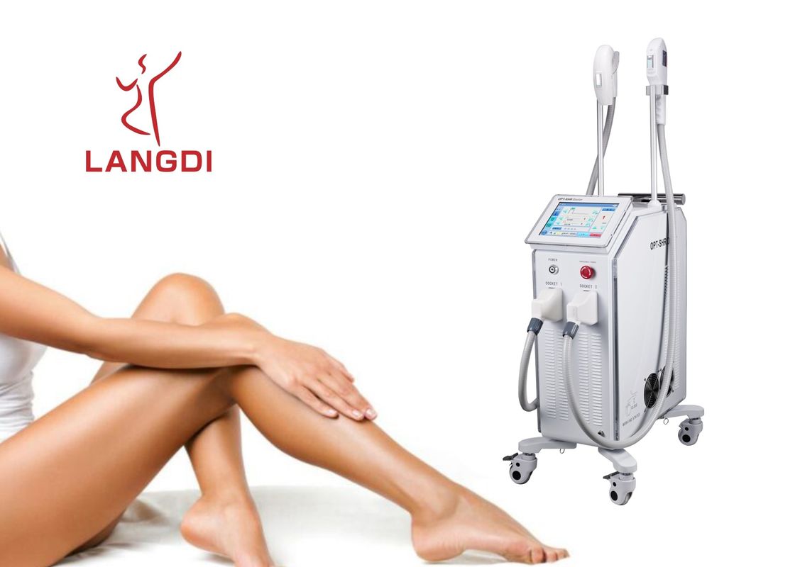 Super Nano Light OPT SHR IPL Untuk Menghilangkan Rambut / Peremajaan Kulit / Terapi Vaskular &amp; Pengencangan Payudara